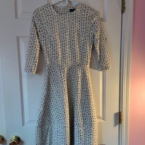 Fit & Flare Print Teen Dress